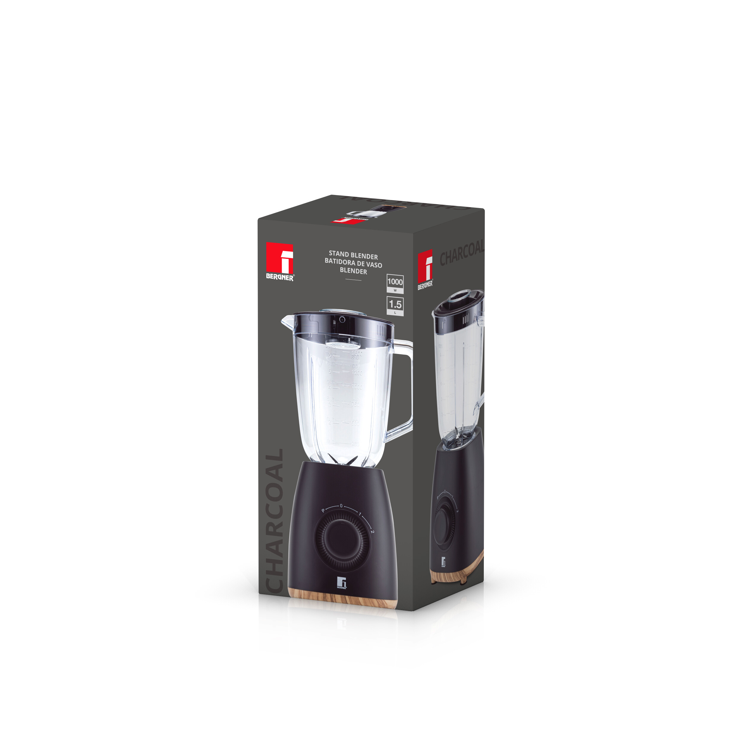 BERGNER Blender schwarz Polypropylen B/H/L: ca. 17x41x19 cm BERGNER Blender schwarz Polypropylen B/H/L: ca. 17x41x19 cm