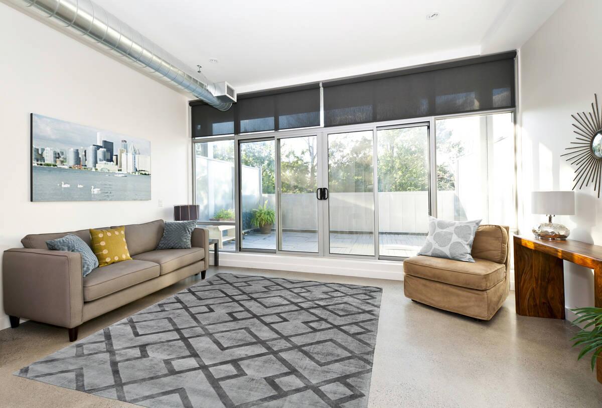 360Living Teppich Luxury grau B/L: ca. 80x150 cm