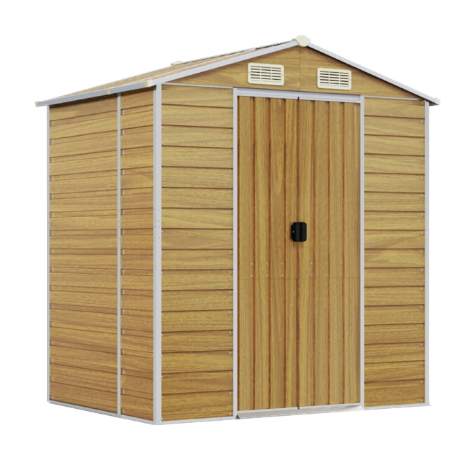 vidaXL Gartenhaus braun B/H/T: ca. 191x198x130 cm