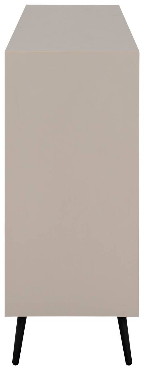 Sideboard Arona sand schwarz B/H/T: ca. 175x90x38 cm