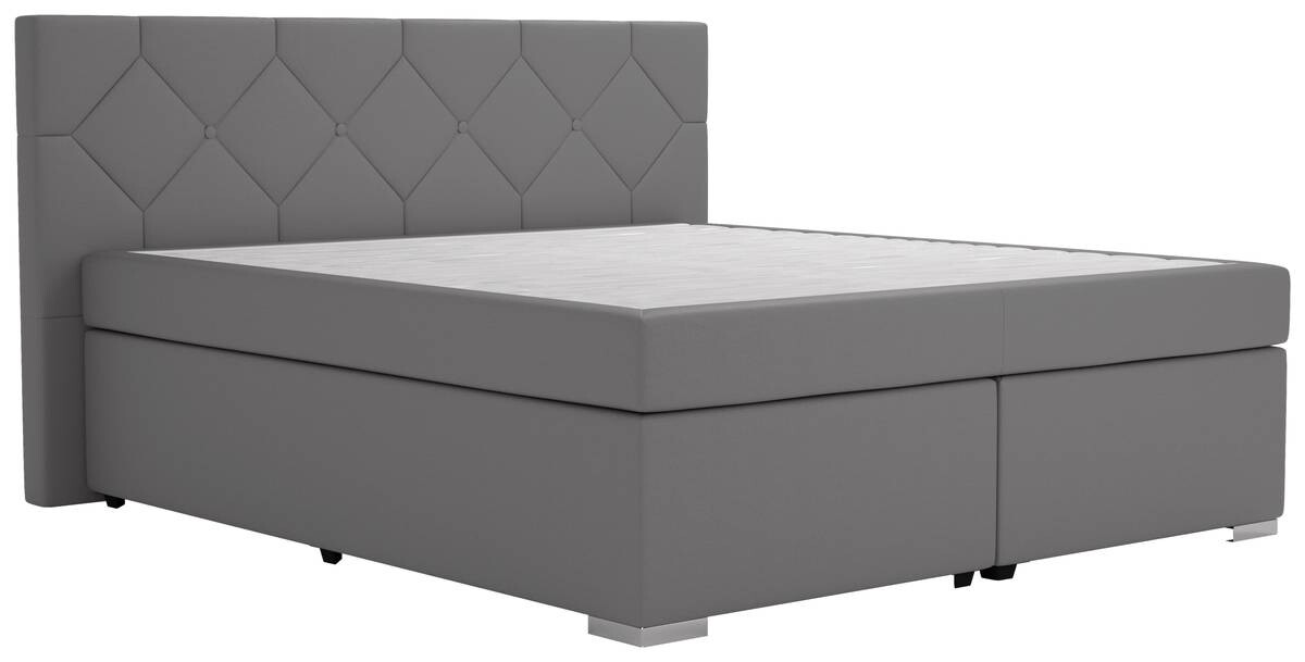 Boxspringbett Wien grau Liegefläche B/L: ca. 180x200 cm