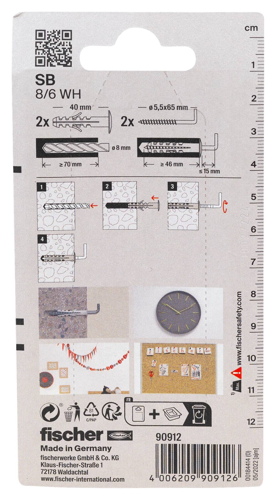 fischer Dübel- und Hakenset