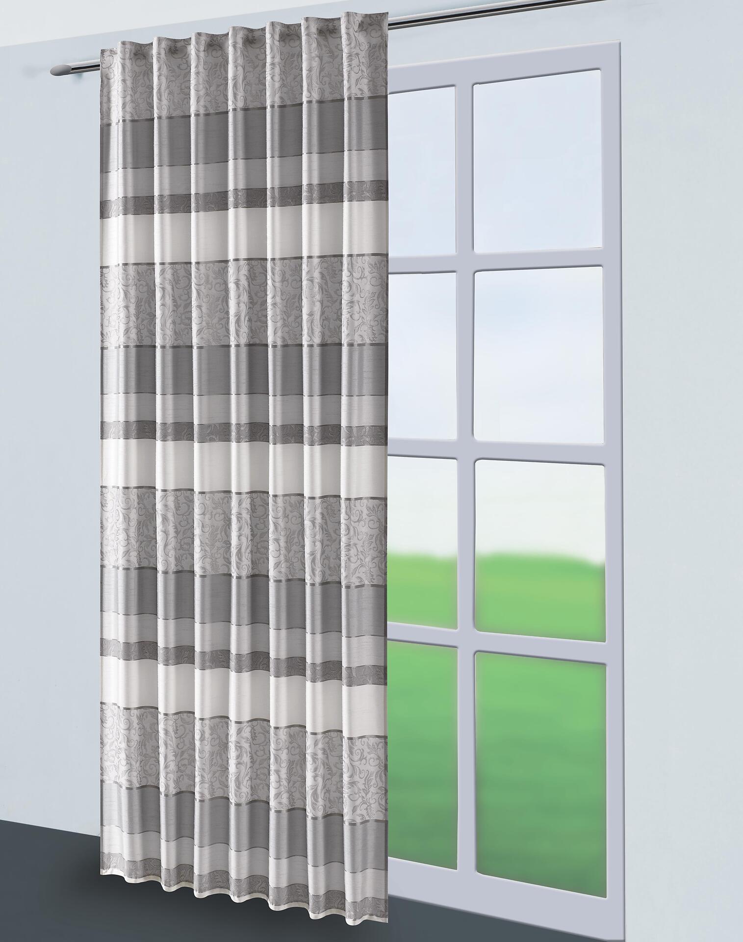 Kombivorhang Seda natur B/L: ca. 140x245 cm