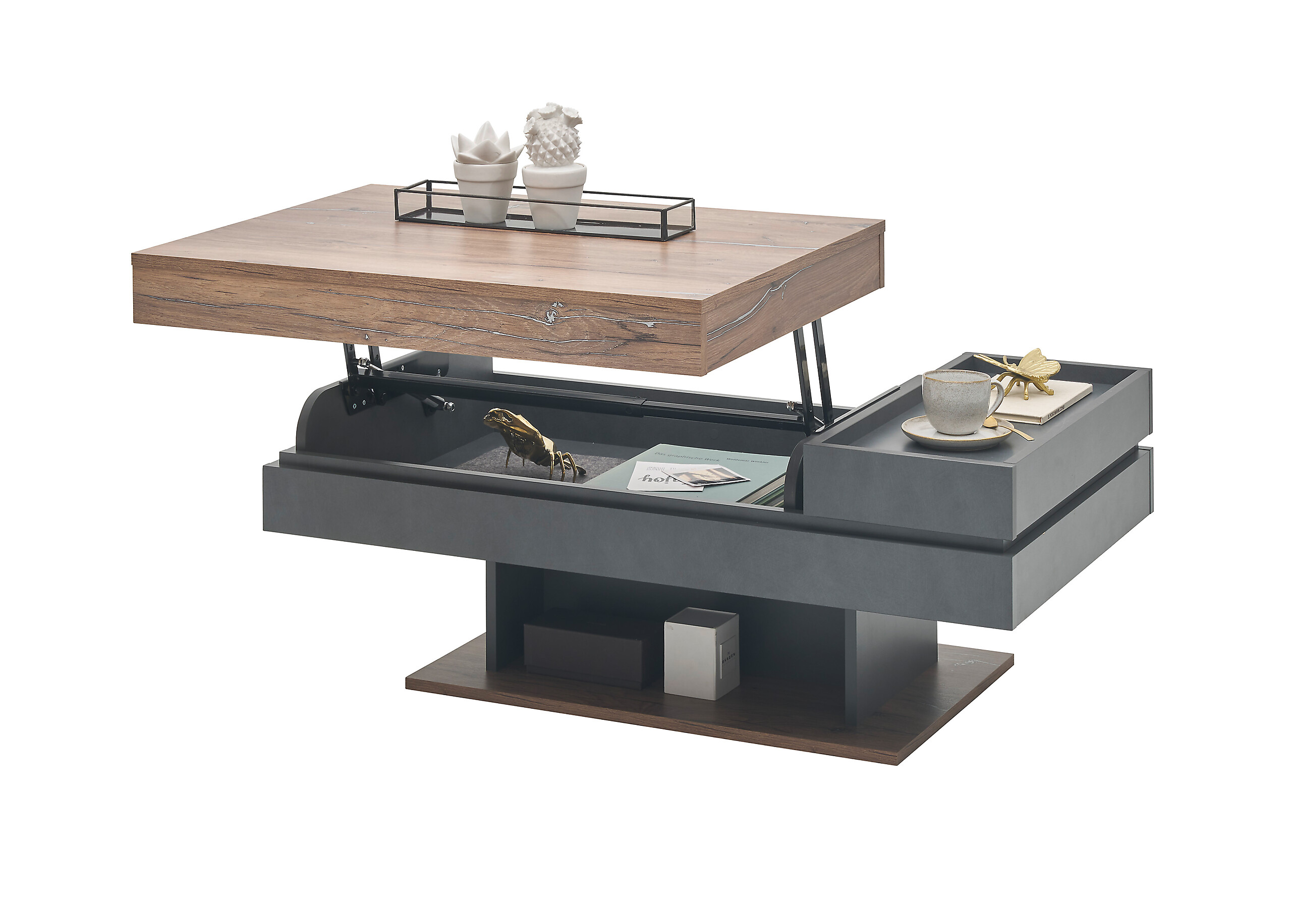 Couchtisch Kathi Eiche Matera B/H/T: ca. 110x43x60 cm