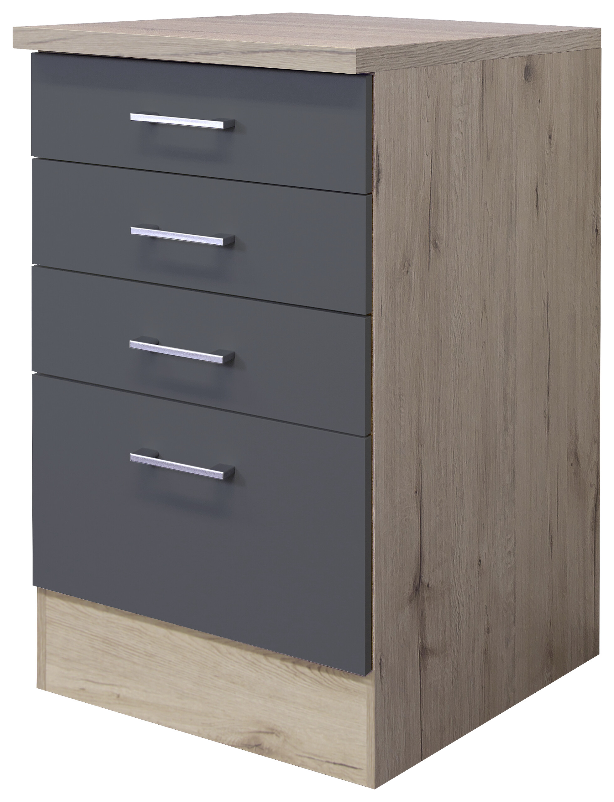 Schubkastenschrank Morena grau matt B/H/T: ca. 50x85x60 cm Schubkastenschrank Morena grau matt B/H/T: ca. 50x85x60 cm
