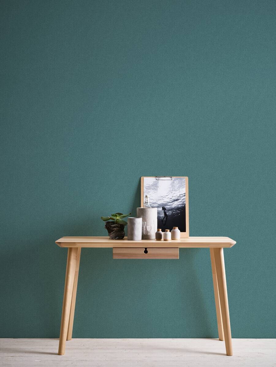 A.S.Creation Vliestapete New Elegance Uni grün B/L: ca. 53x1005 cm