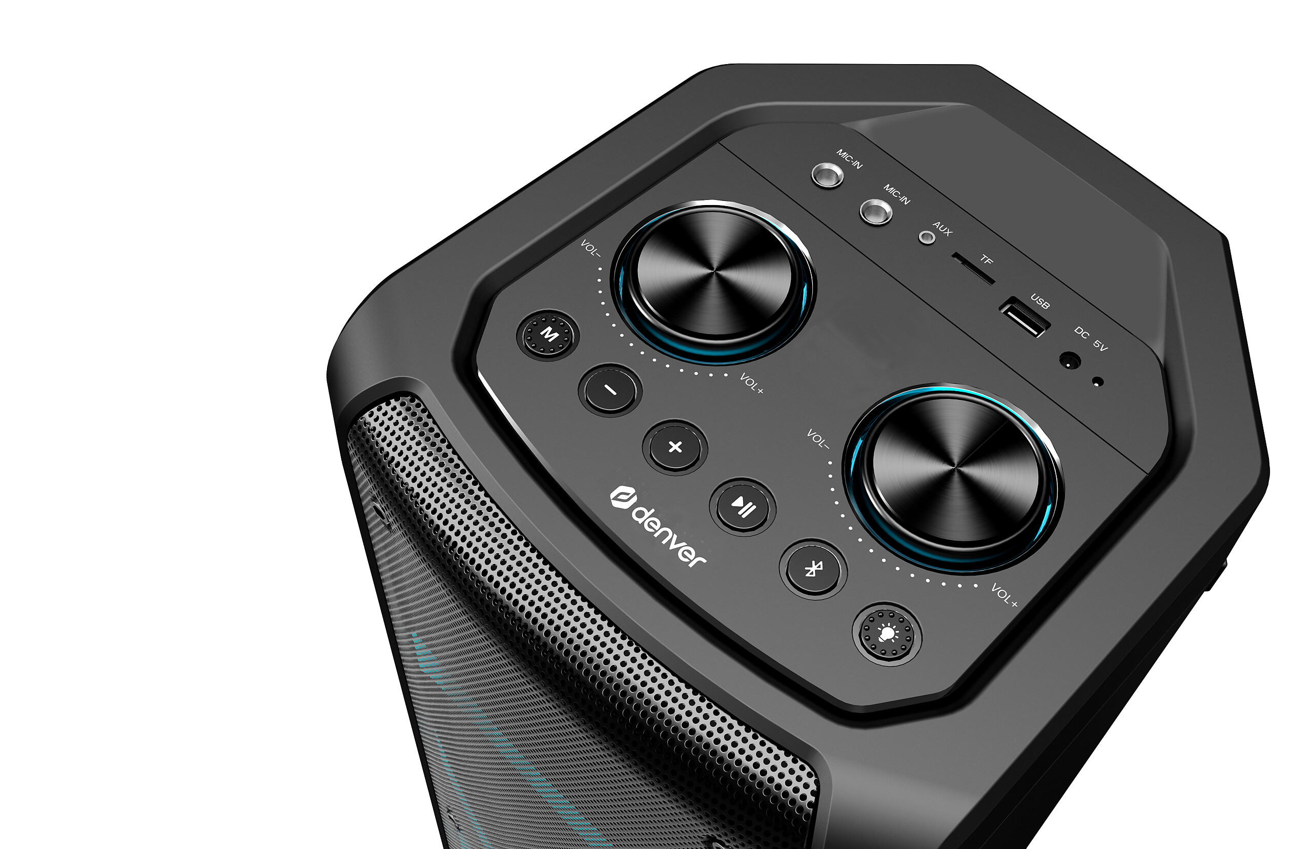 Denver Bluetooth-Trolleylautsprecher BPS-352 B/H/T: ca. 23x59x24,7 cm