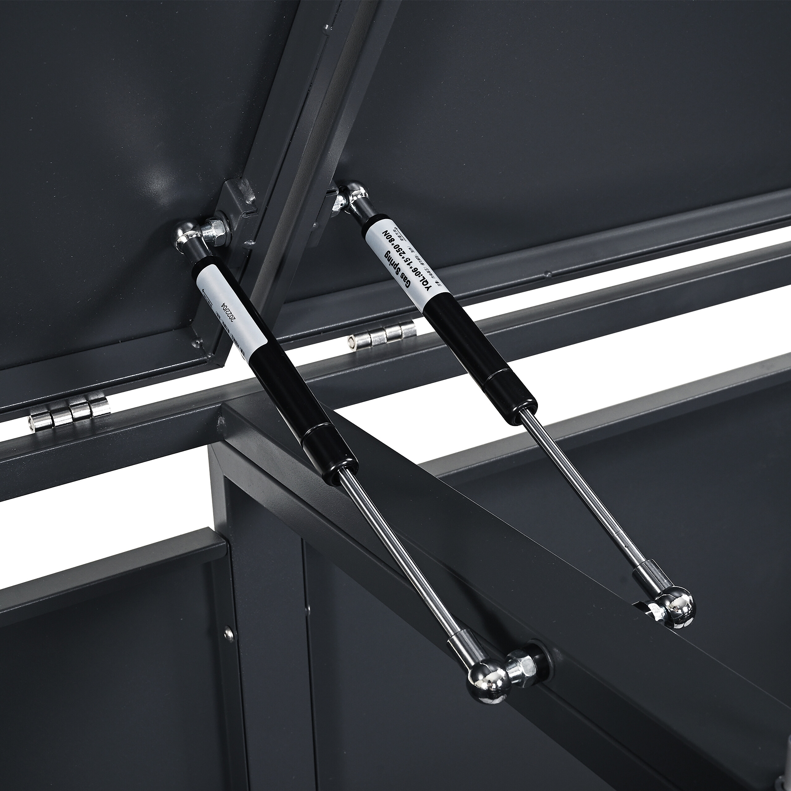 Westmann Mülltonnenbox Status anthrazit B/H/L: ca. 265x116x80 cm