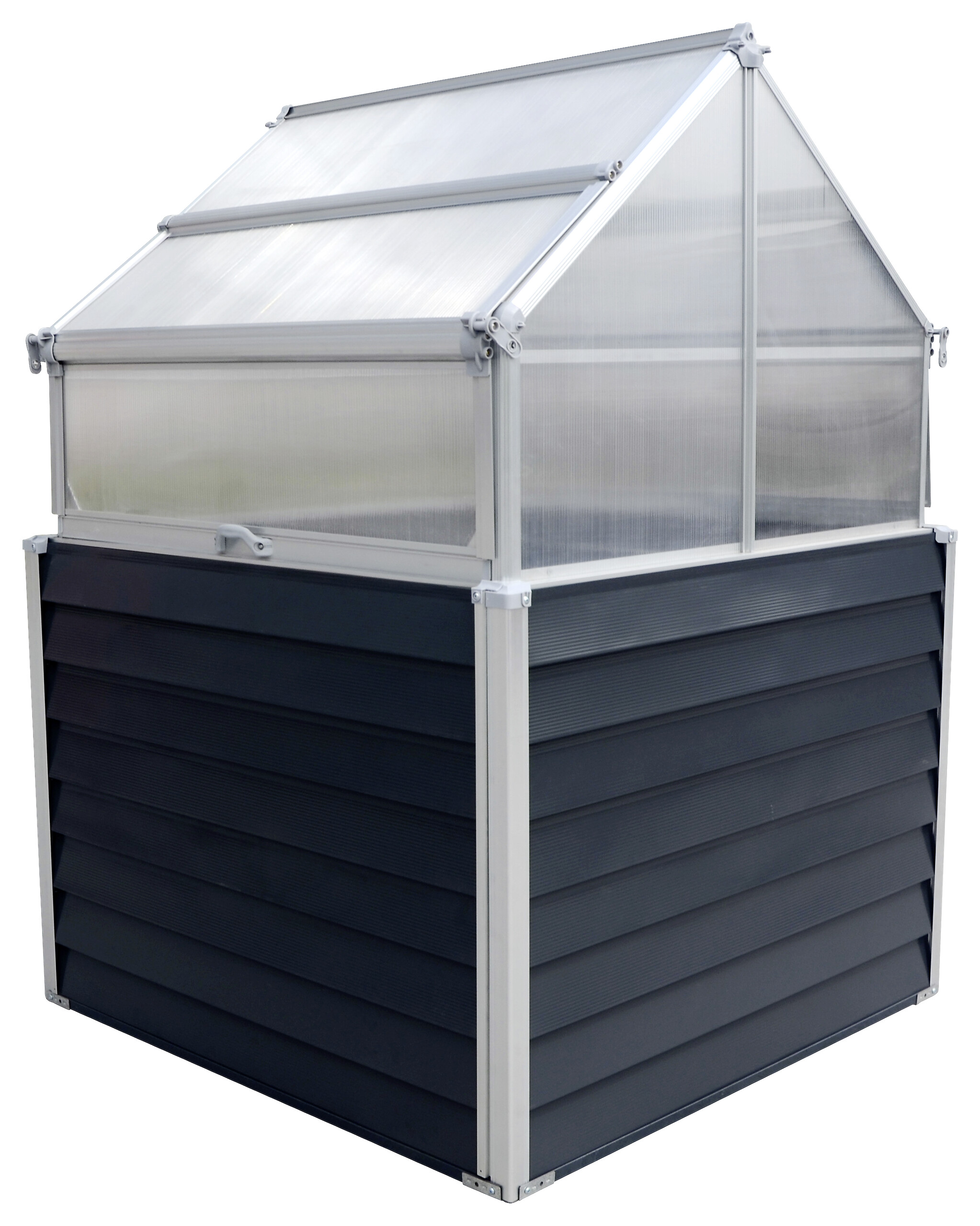 Westmann Hochbeet Store & Grow anthrazit Metall B/H/L: ca. 120x169x120 cm