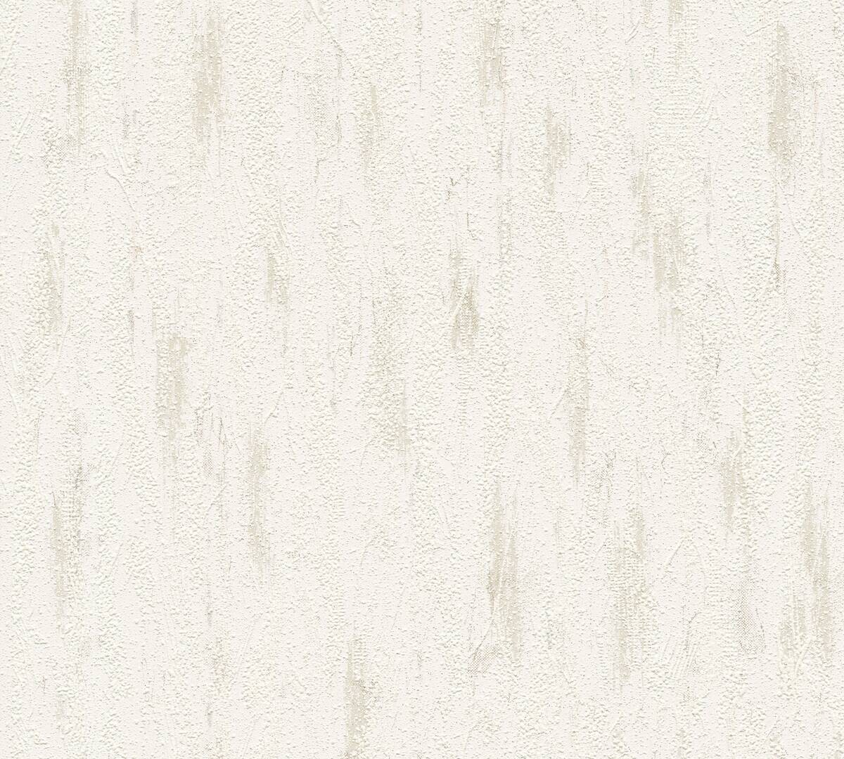 A.S.Creation Papiertapete beige weiß B/H/D: ca. 53x1005x10,9 cm