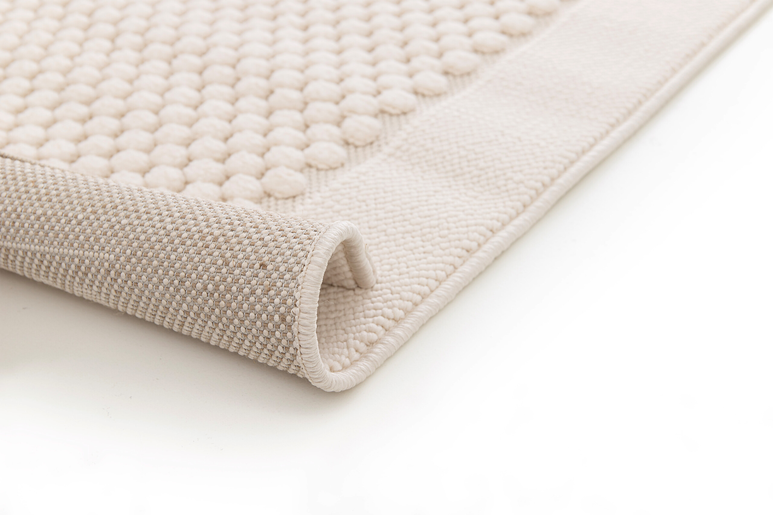 Webteppich Relax creme B/L: ca. 80x150 cm