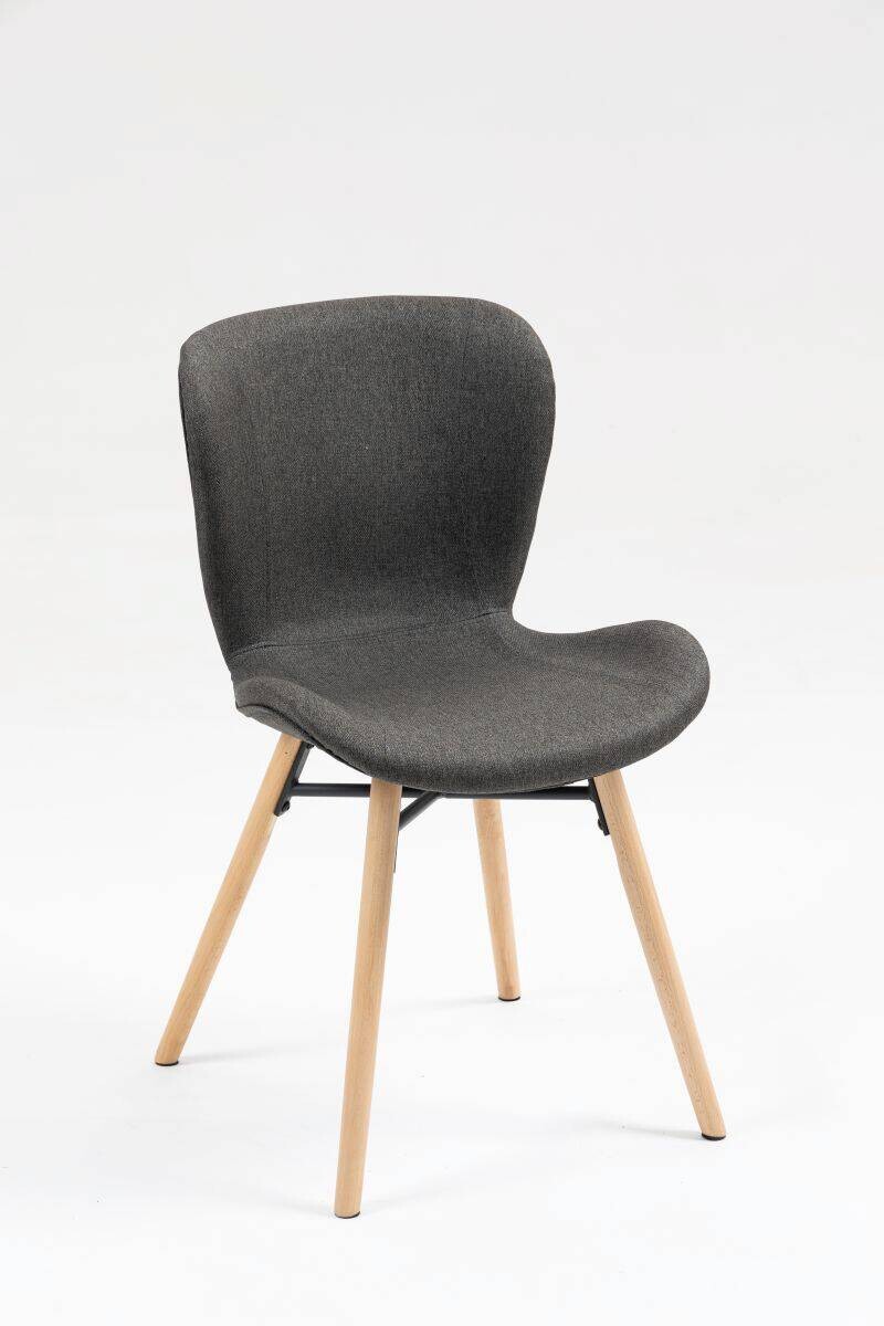 Stuhl Florenz anthrazit Microfaser B/H/T: ca. 47x80x52 cm