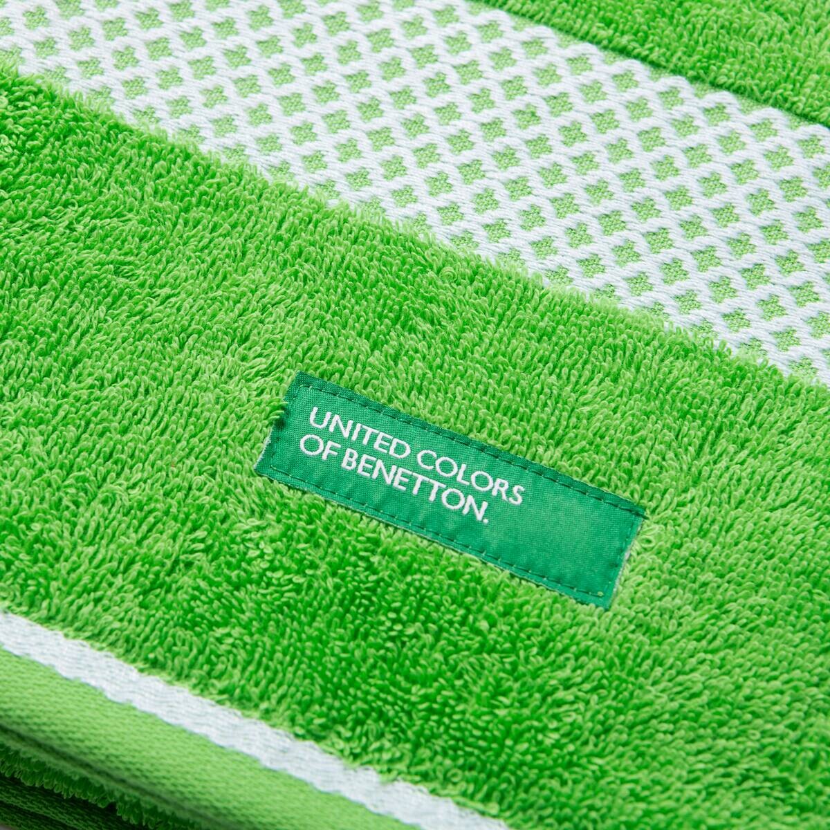 BENETTON Handtuch SUMMER grün Baumwolle B/L: ca. 50x90 cm
