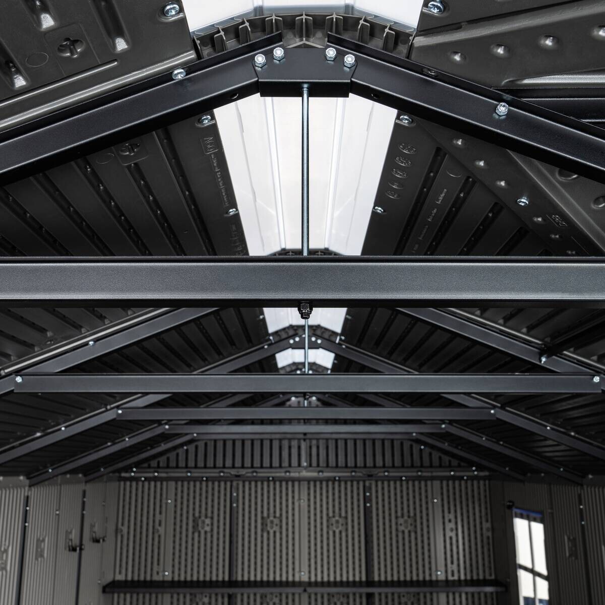 Lifetime Gerätehaus Idaho grau B/H/T: ca. 498x264,5x214 cm