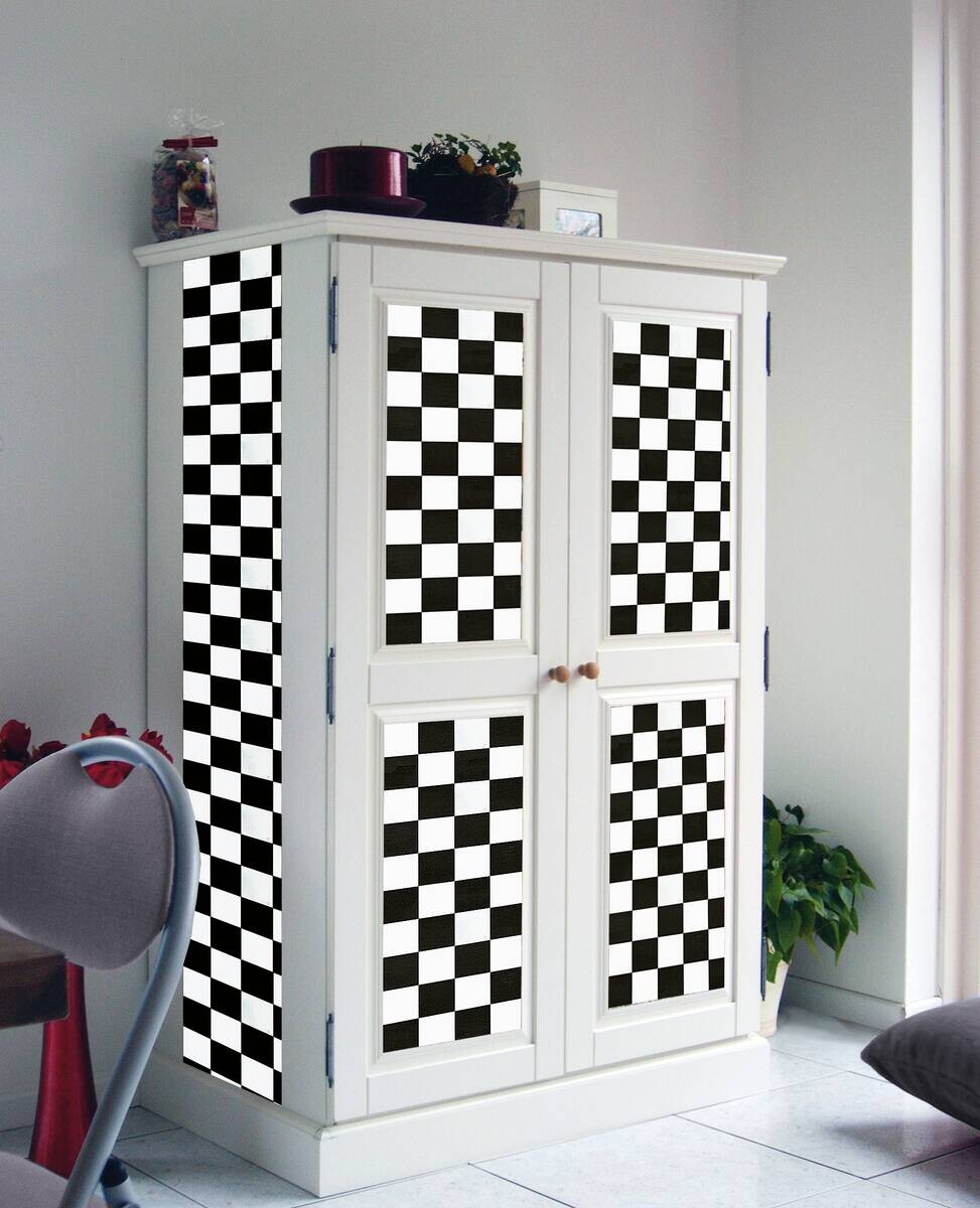 d-c-fix Dekofolie Monza schwarz weiß B/L: ca. 45x200 cm