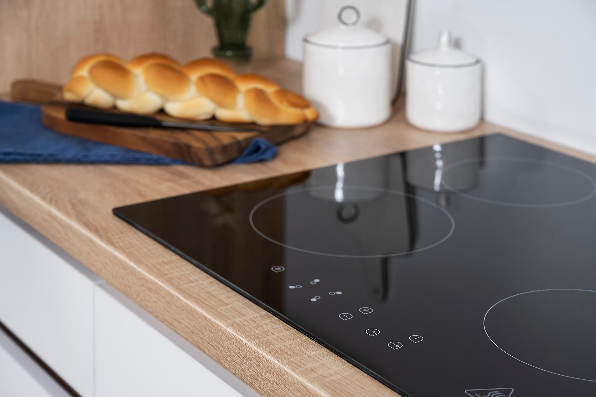 Respekta Küchenblock Premium grau hochglänzend B/H/T: ca. 345x220,5x60 cm