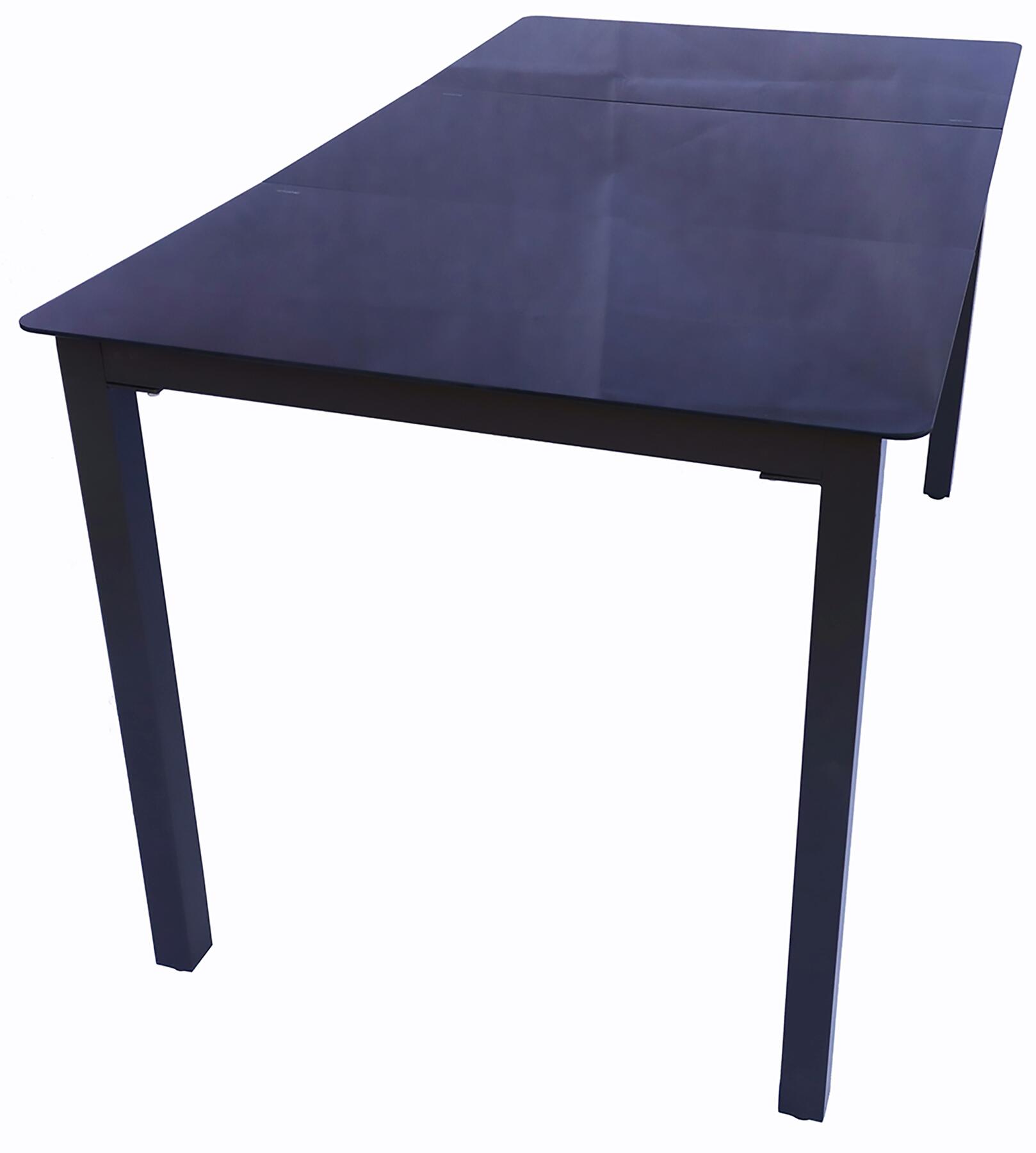 VCM Gartensitzgruppe anthrazit Stahl B/H/L: ca. 140x76x80 cm