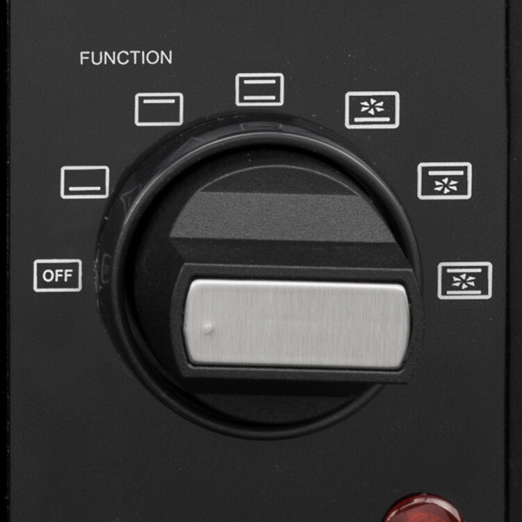 TRISTAR Mini-Backofen OV-3622 schwarz Metall B/H/T: ca. 47x41x32 cm