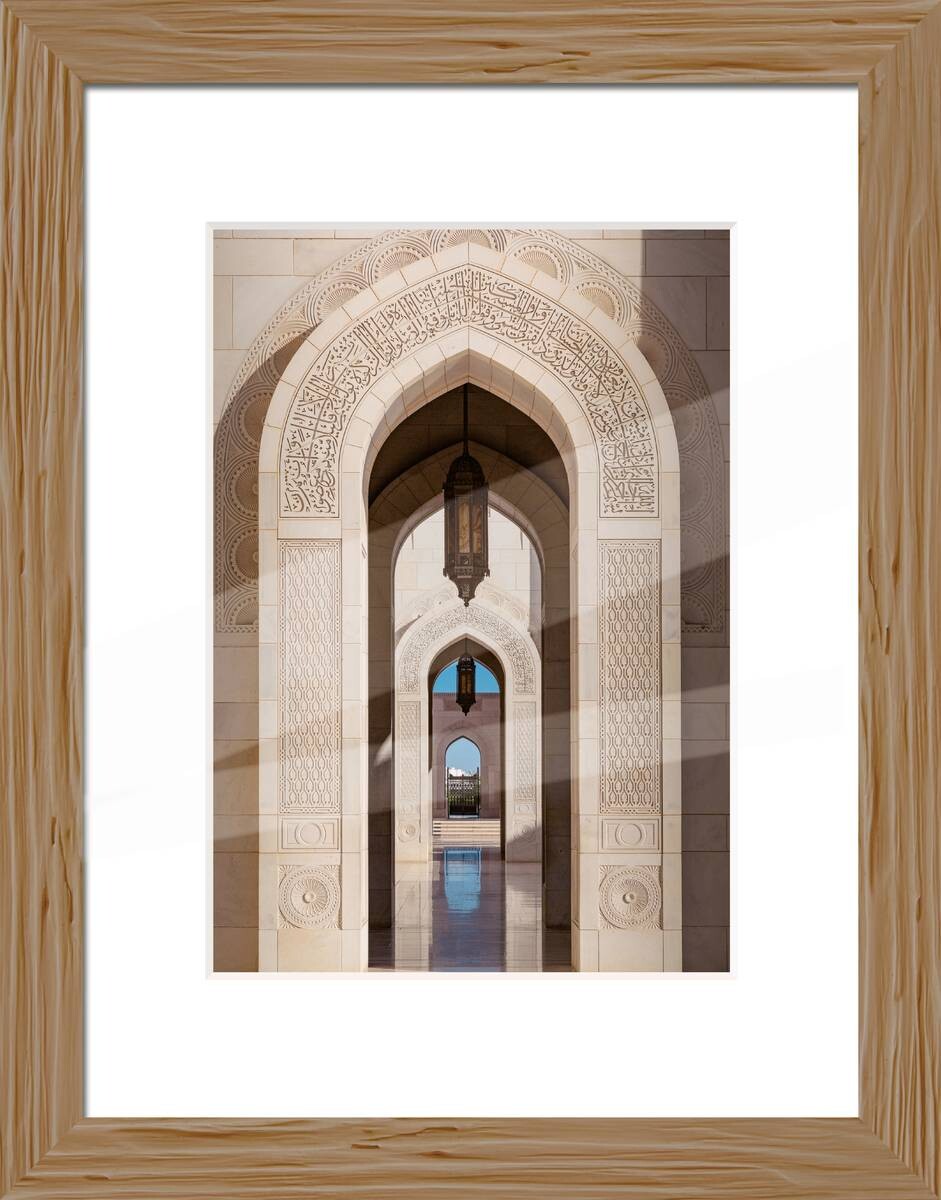 Bilderrahmen natur Holz B/L: ca. 30x40 cm