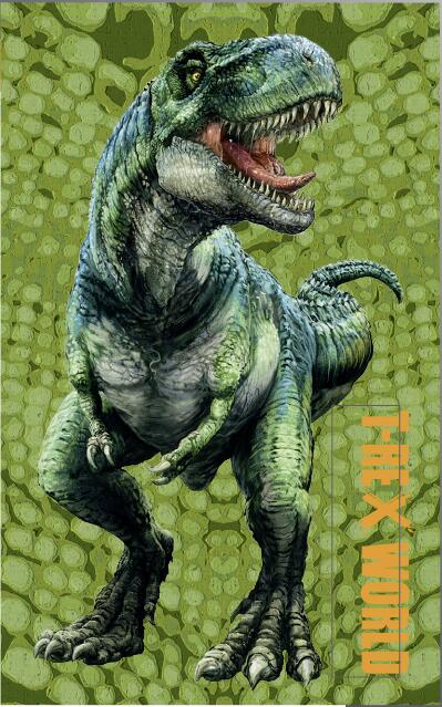 T-Rex World Kinderteppich grün B/L: ca. 100x160 cm T-Rex World Kinderteppich grün B/L: ca. 100x160 cm