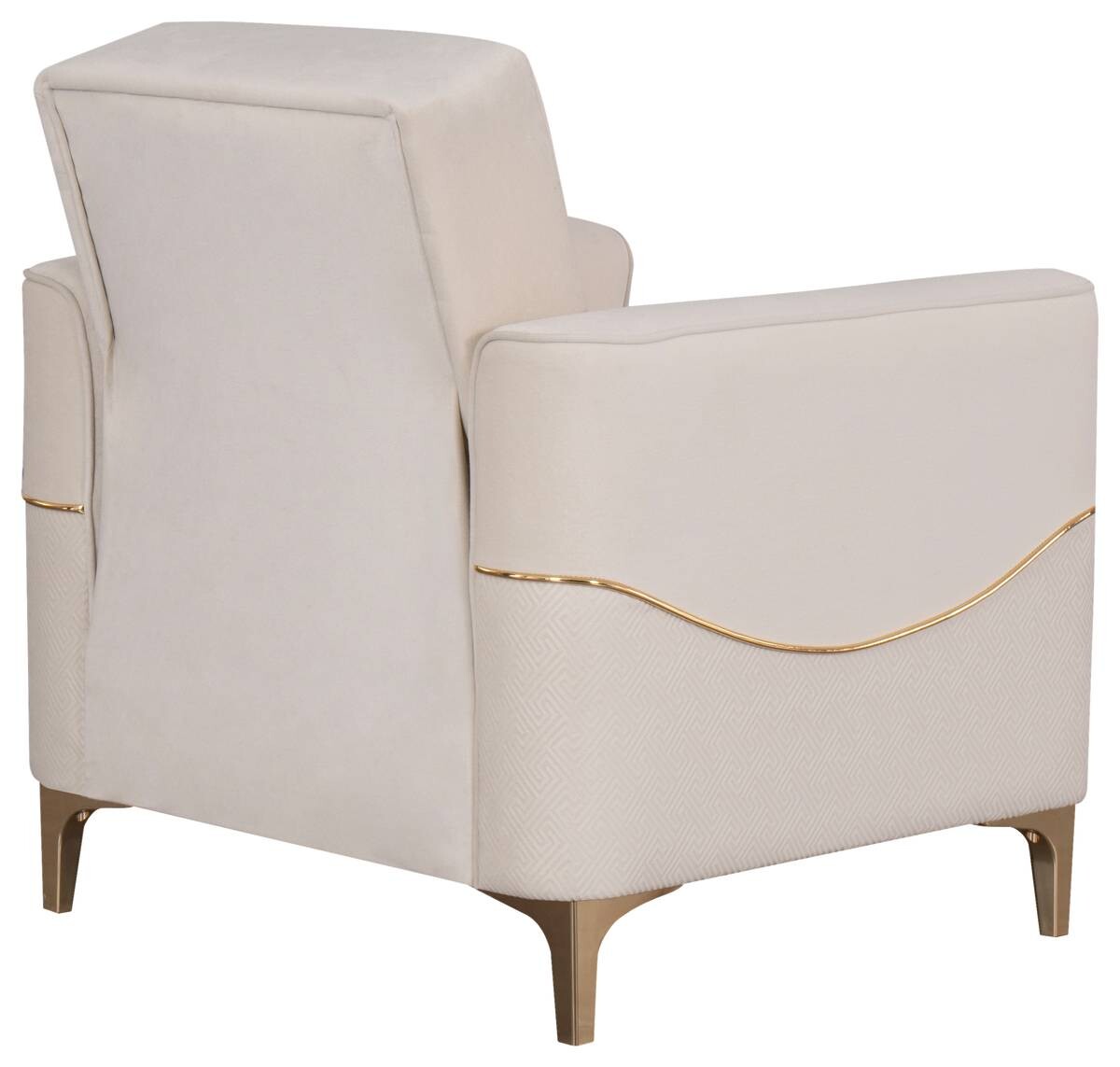 Sofa 3-2-1 Salda beige Microfaser
