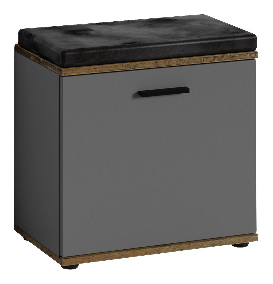 Garderobenset JAKOB Set 4-tlg. anthrazit