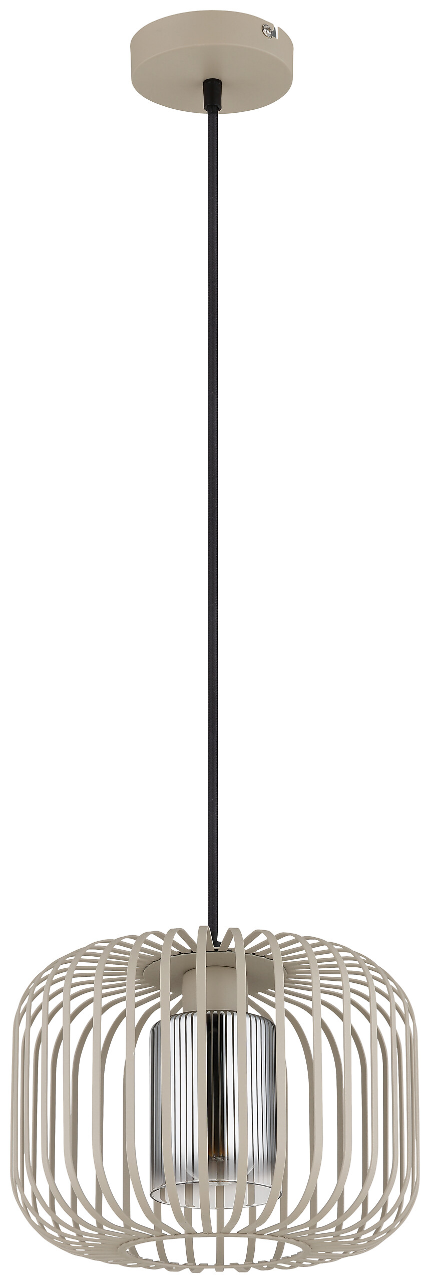 GLOBO Pendelleuchte Metall H/D: ca. 120x28 cm E27 1 Brennstellen