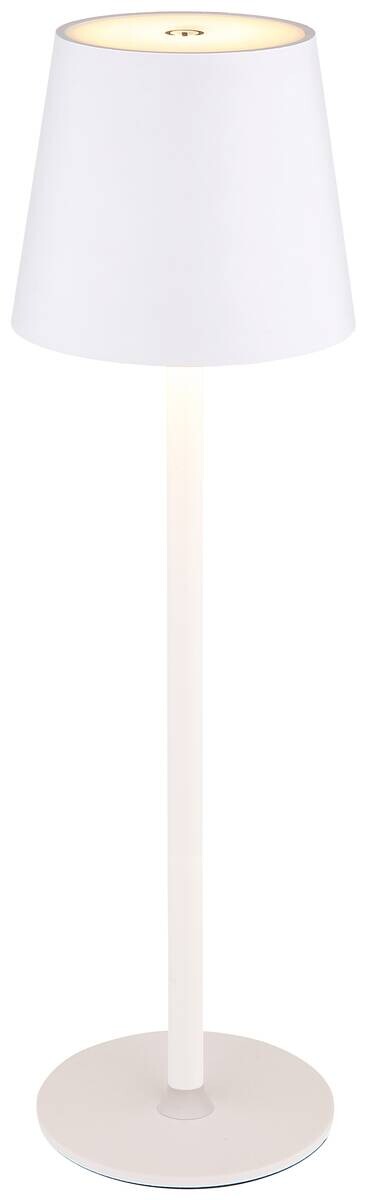 Tischleuchte weiß H/D: ca. 36x10,6 cm