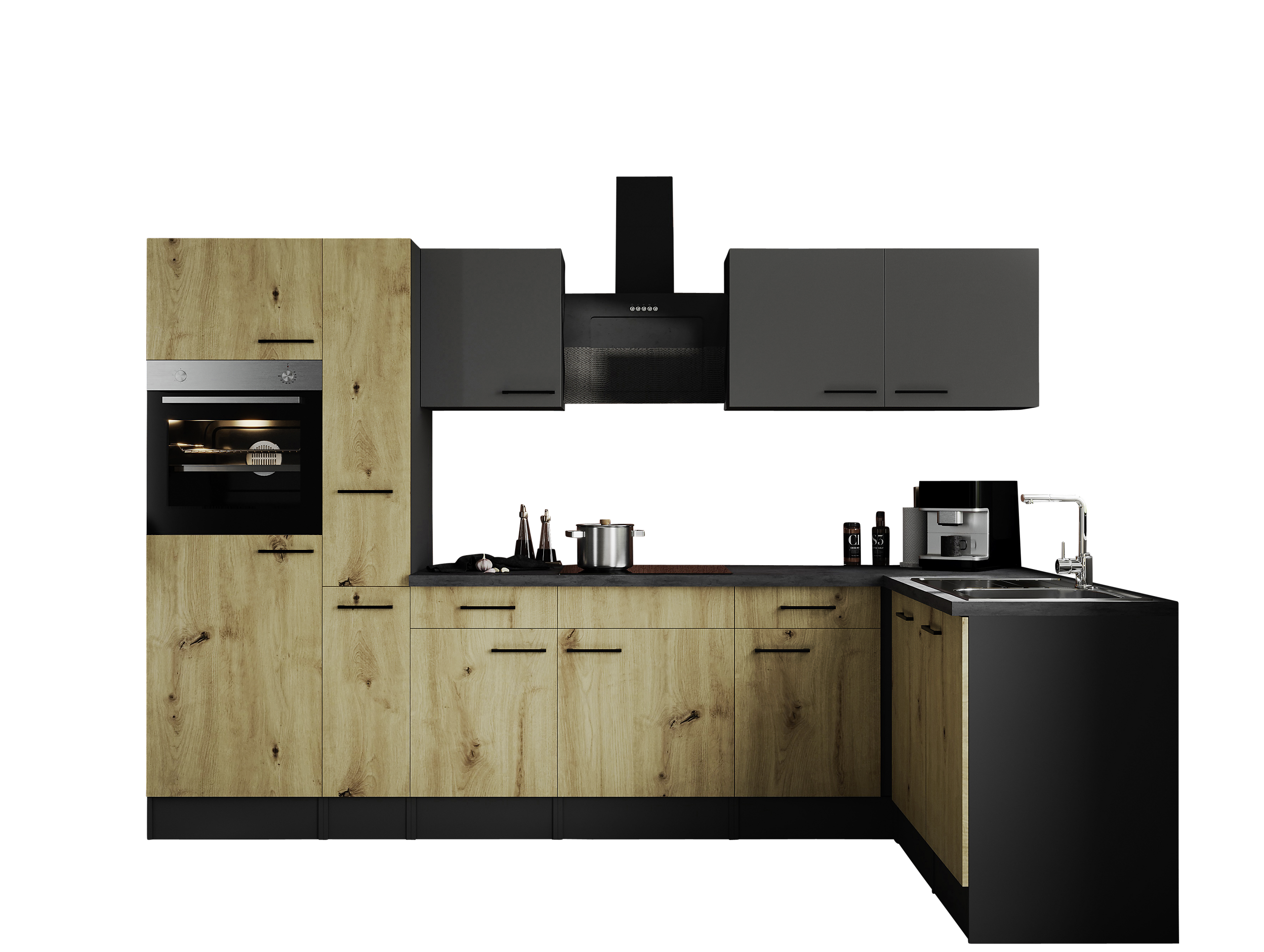 Winkelküche Oliver B/H/T: ca. 310x205x172 cm