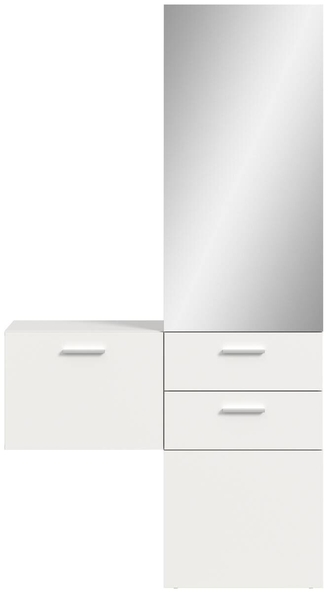 Garderobe VAGA weiß B/H/T: ca. 104x190x36 cm