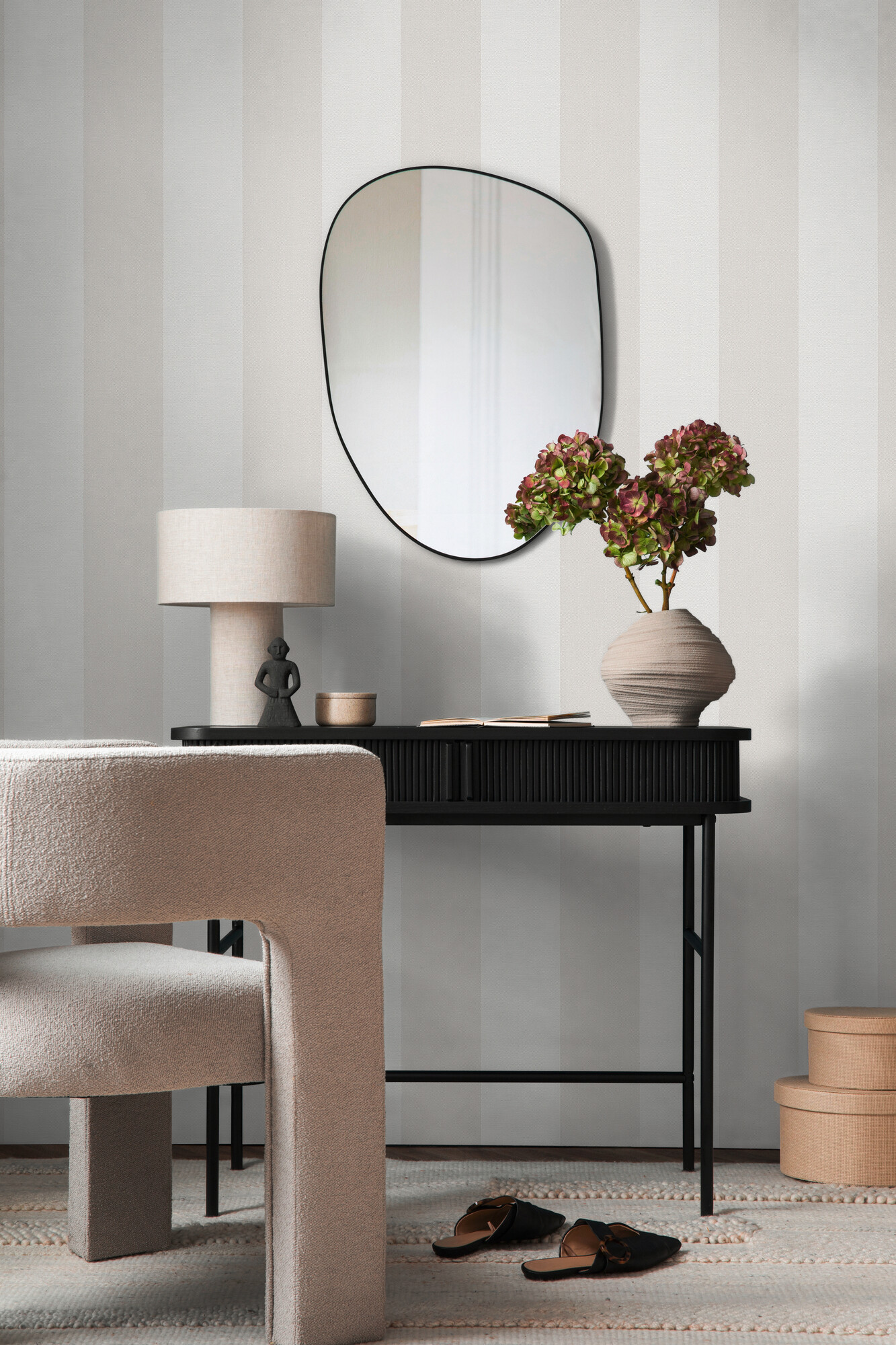 A.S.Creation Vliestapete beige B/H/D: ca. 53x1005x9,8 cm