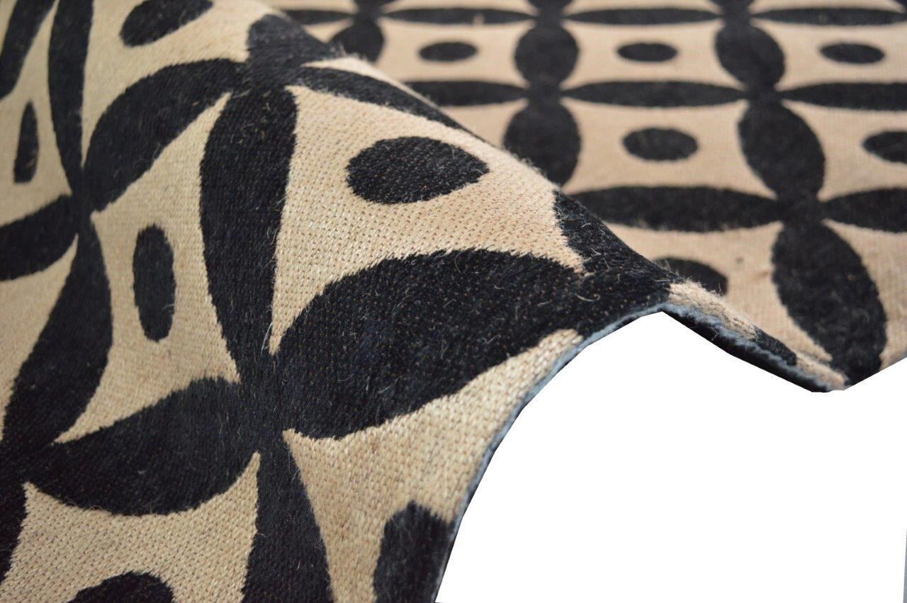 Kayoom Kurzflorteppich Scandy 210 schwarz B/L: ca. 200x290 cm