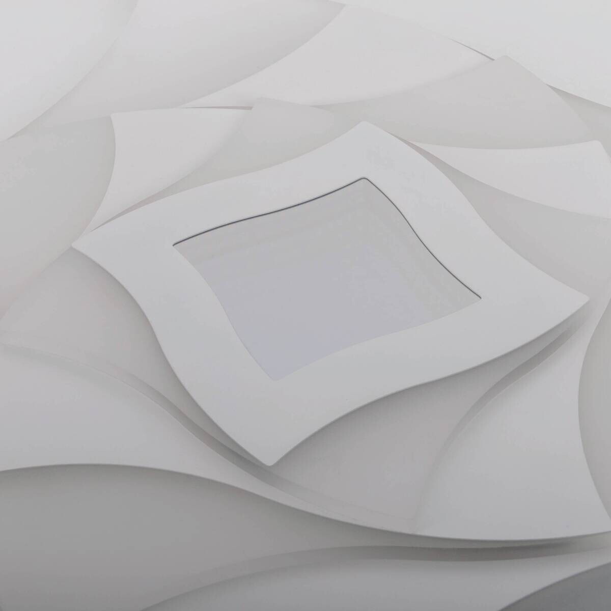 Näve Leuchten Deckenleuchte 1408477 Metall Kunststoff B/H/T: ca. 48x6x48 cm null 5 Brennstellen