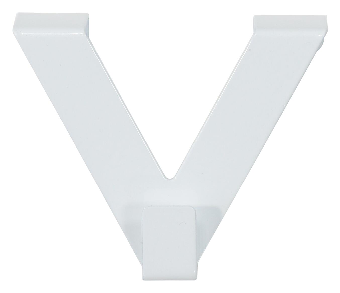 POCOline V-Haken weiß 2 Packstücke