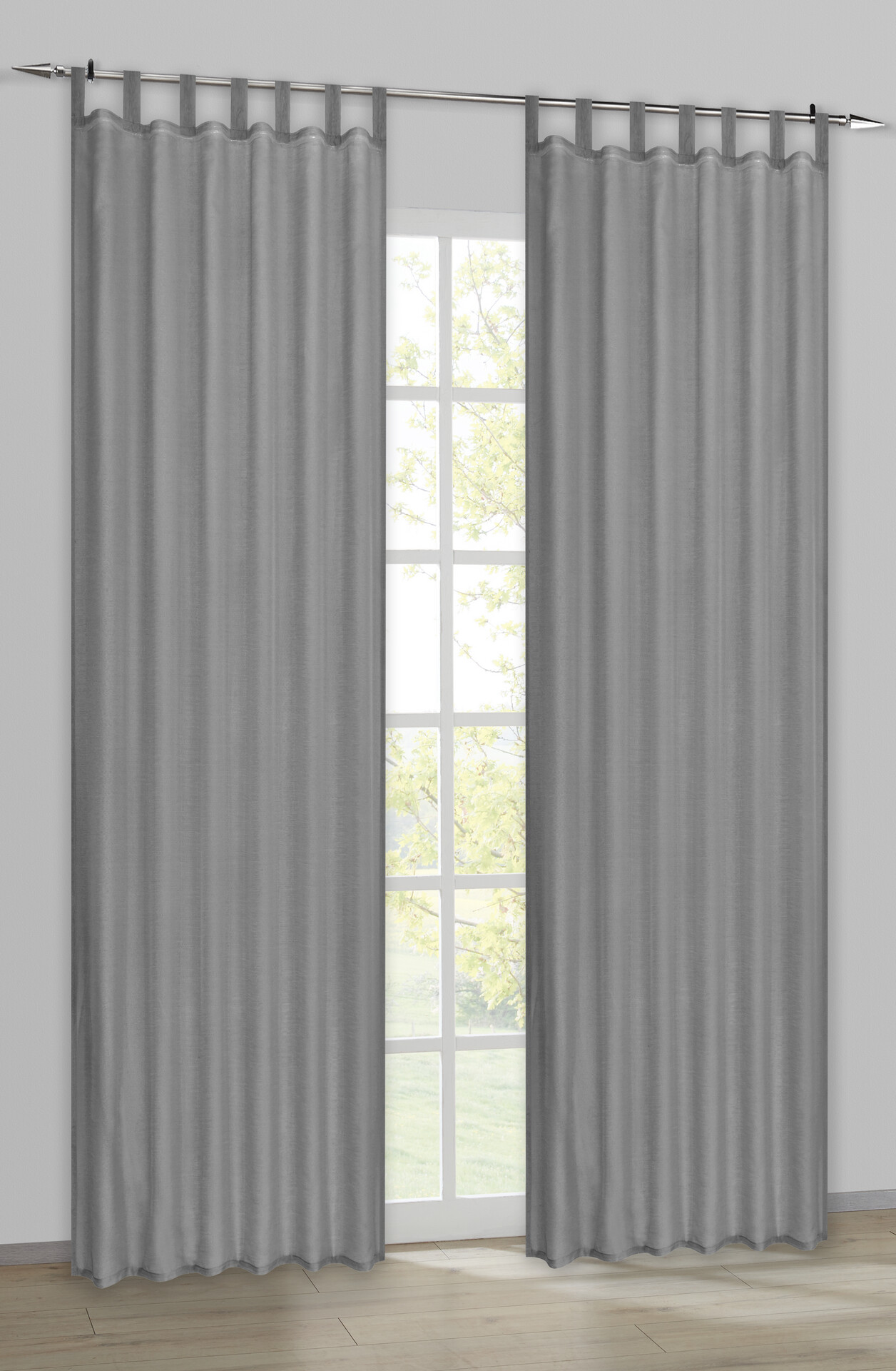 ACUS design collection Kombivorhang Pearl grau B/L: ca. 135x245 cm