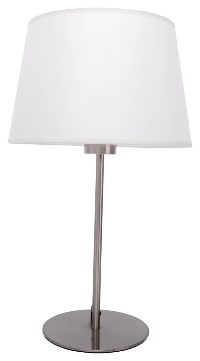 Näve Leuchten Tischleuchte 3189111 beige Kunststoff Metall Textil B/H/T: ca. 25x45x25 cm E27 1 Brennstellen