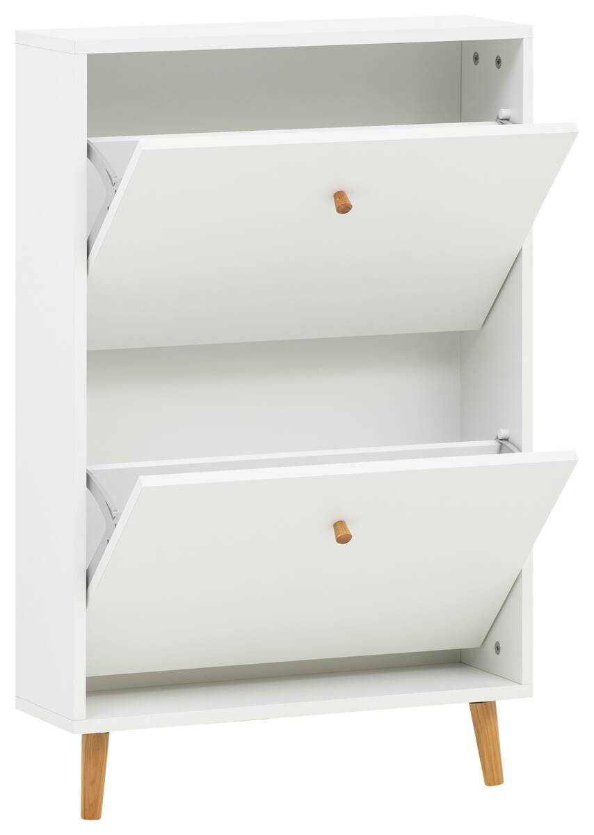 Schuhkipper Bjarne weiß matt B/H/T: ca. 59,8x92,2x19,55 cm