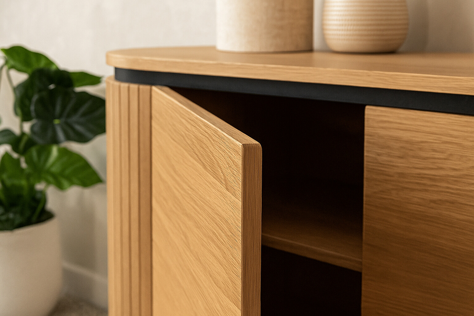 Kommode ALBERI Eiche Sonoma Nachbildung B/H/T: ca. 160x76x40 cm