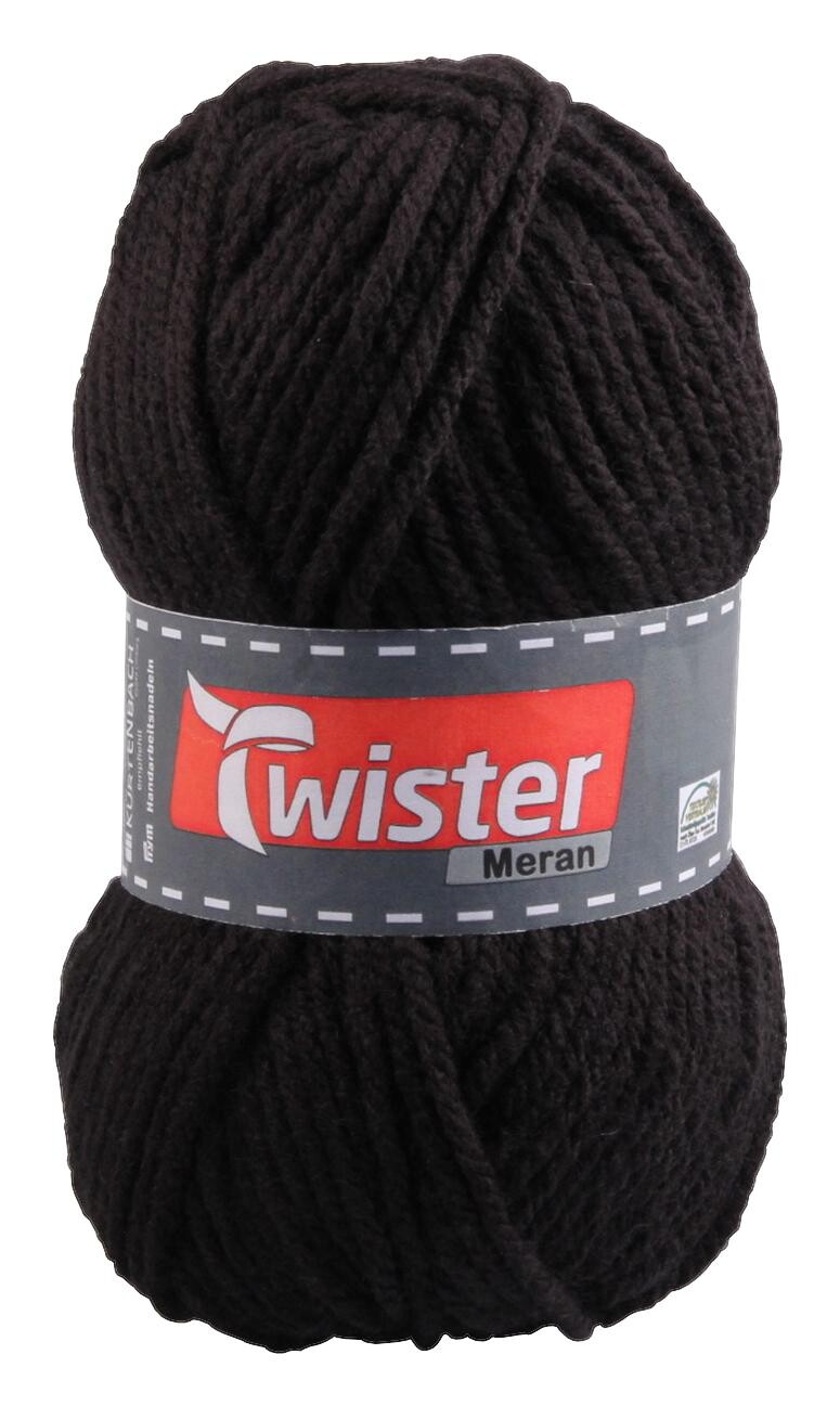 Twister Handstrickgarn Meran schwarz L: ca. 10000 cm