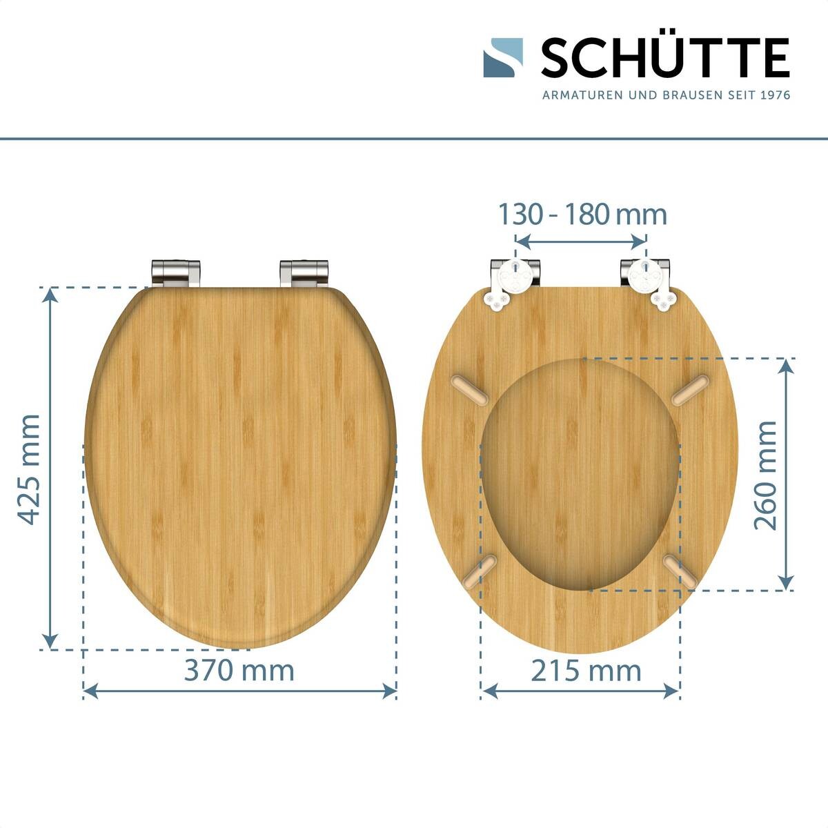 Schütte WC-Sitz Bambus
