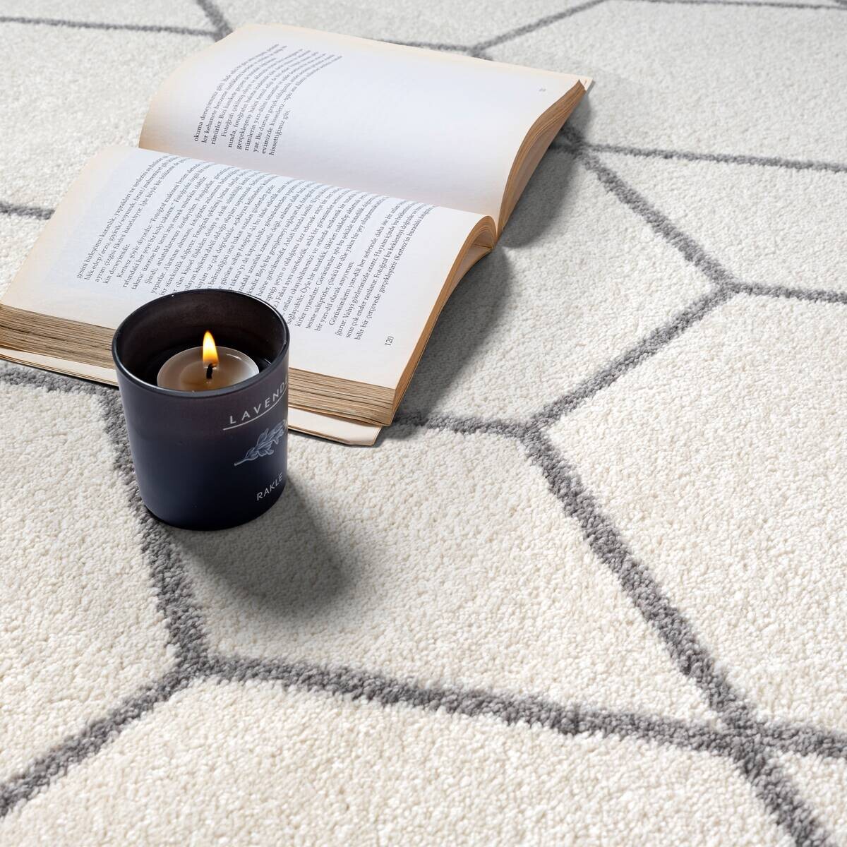 Sanat Teppich Trellis creme B/L: ca. 200x290 cm