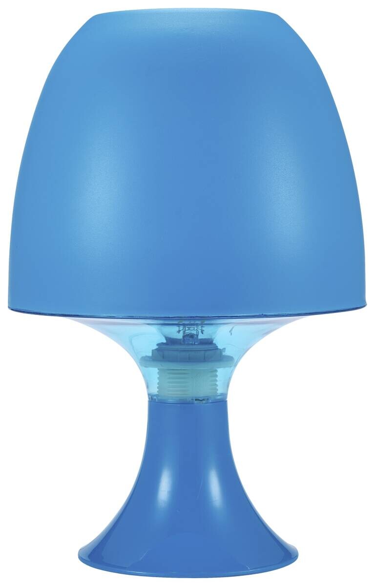 POCOline Tischleuchte Sveta blau Kunststoff H: ca. 24 cm E14 1 Brennstellen