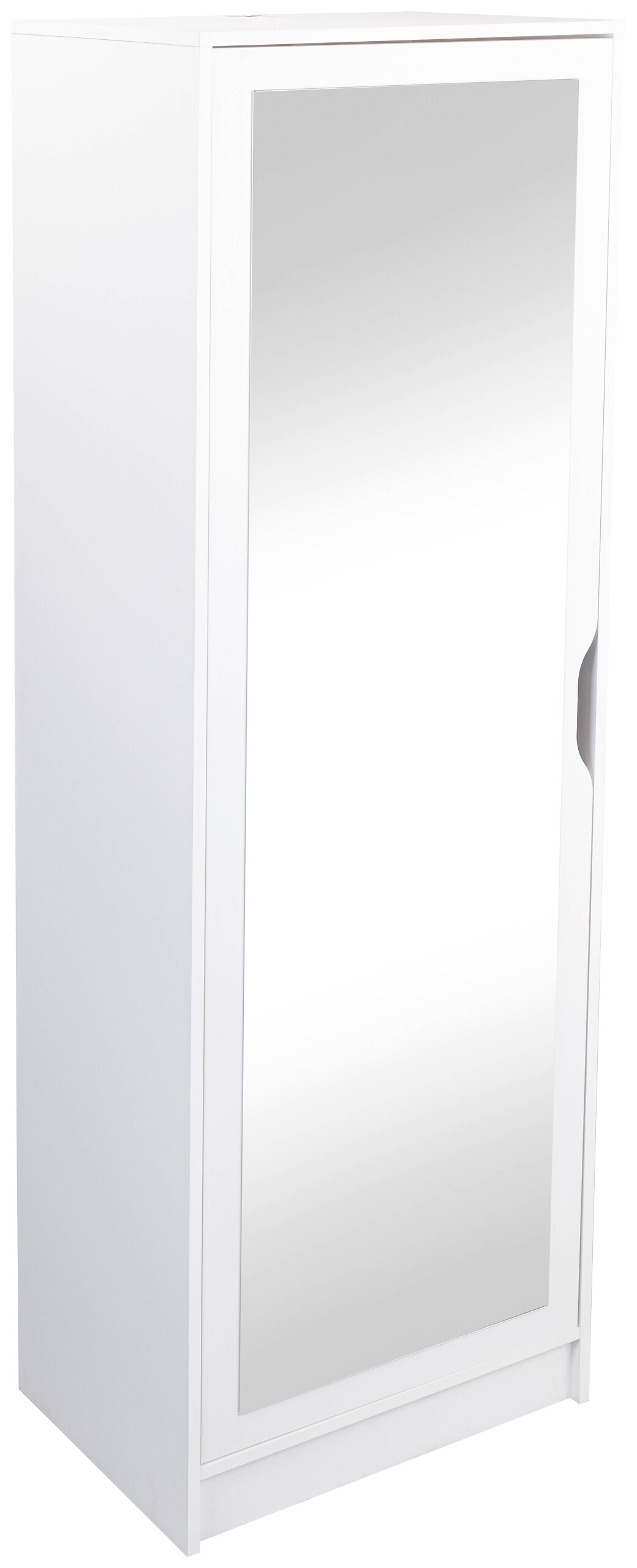 Schuhschrank Westphalen 1D weiß beschichtet Nachbildung B/H/L: ca. 40x189,5x58 cm