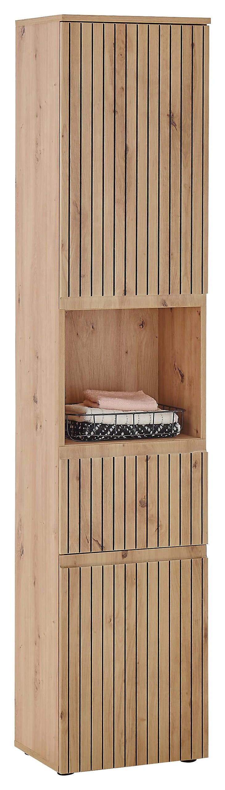 Hochschrank Austin Artisan Oak Nachbildung B/H/T: ca. 40x136x31 cm