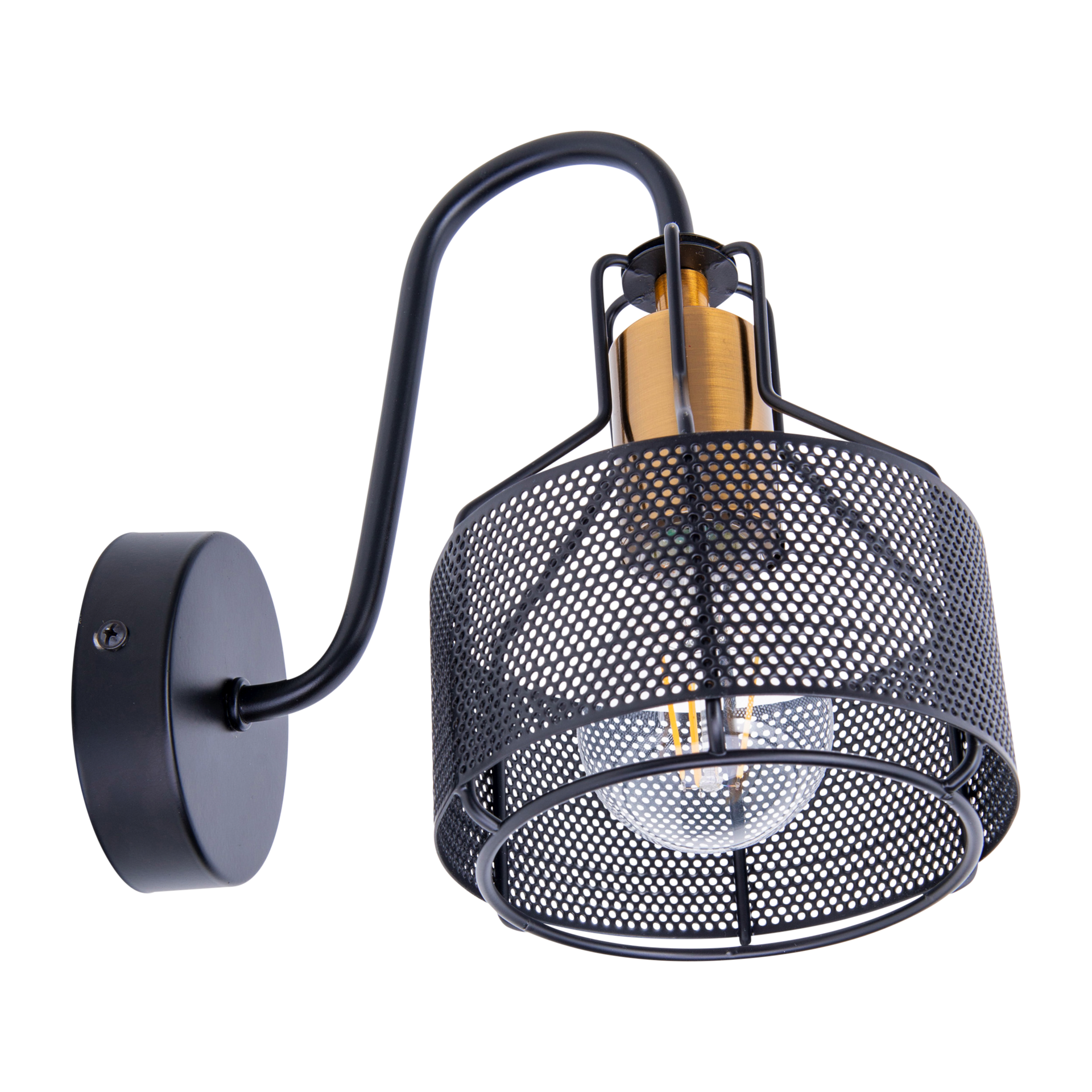 Näve Leuchten Spotleuchte 1387322 schwarz Metall B/H/T: ca. 13,5x23x22 cm E14 1 Brennstellen