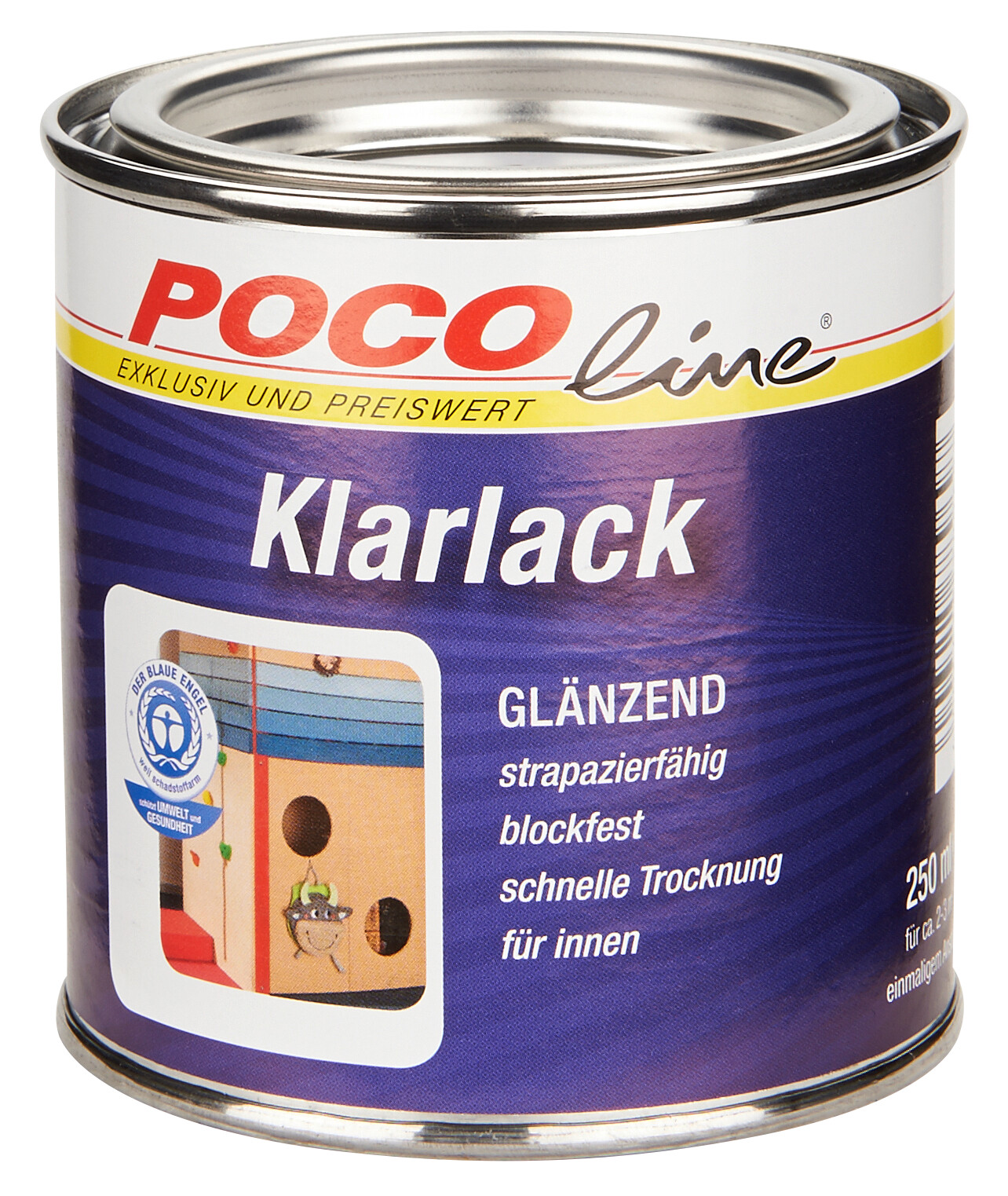 POCOline Acryl Klarlack farblos glänzend ca. 0,25 l