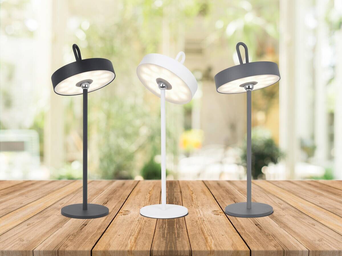 Näve Leuchten Tischleuchte 5315323 weiß Metall Kunststoff B/H/T: ca. 12,5x35x12,5 cm 1 Brennstellen