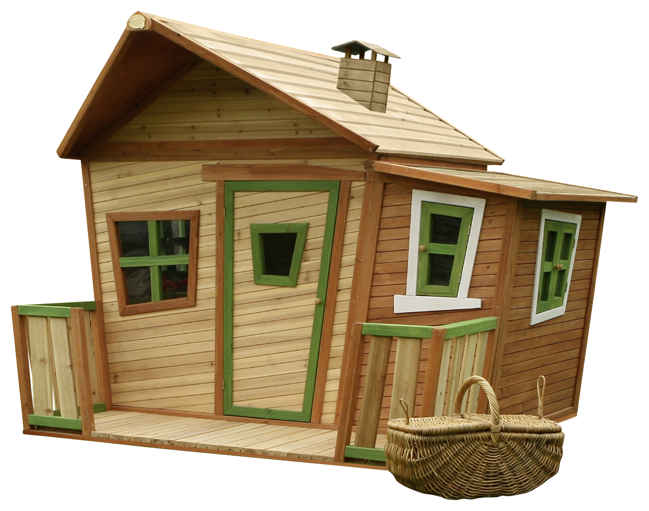 AXI Spielhaus Lisa braun B/H/L: ca. 220x174x193 cm