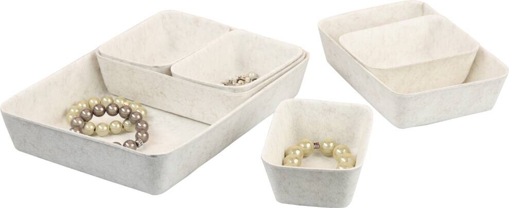 Kesper Schale weiß Polyester B/H/L: ca. 20x5x28,5 cm