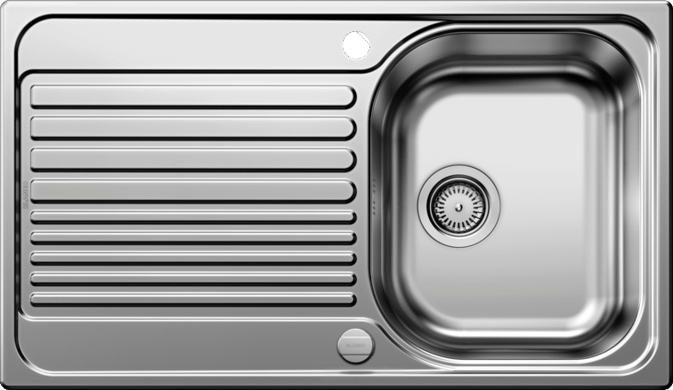 BLANCO Einbauspüle 526335 Edelstahl B/H/T: ca. 86x16,5x50 cm